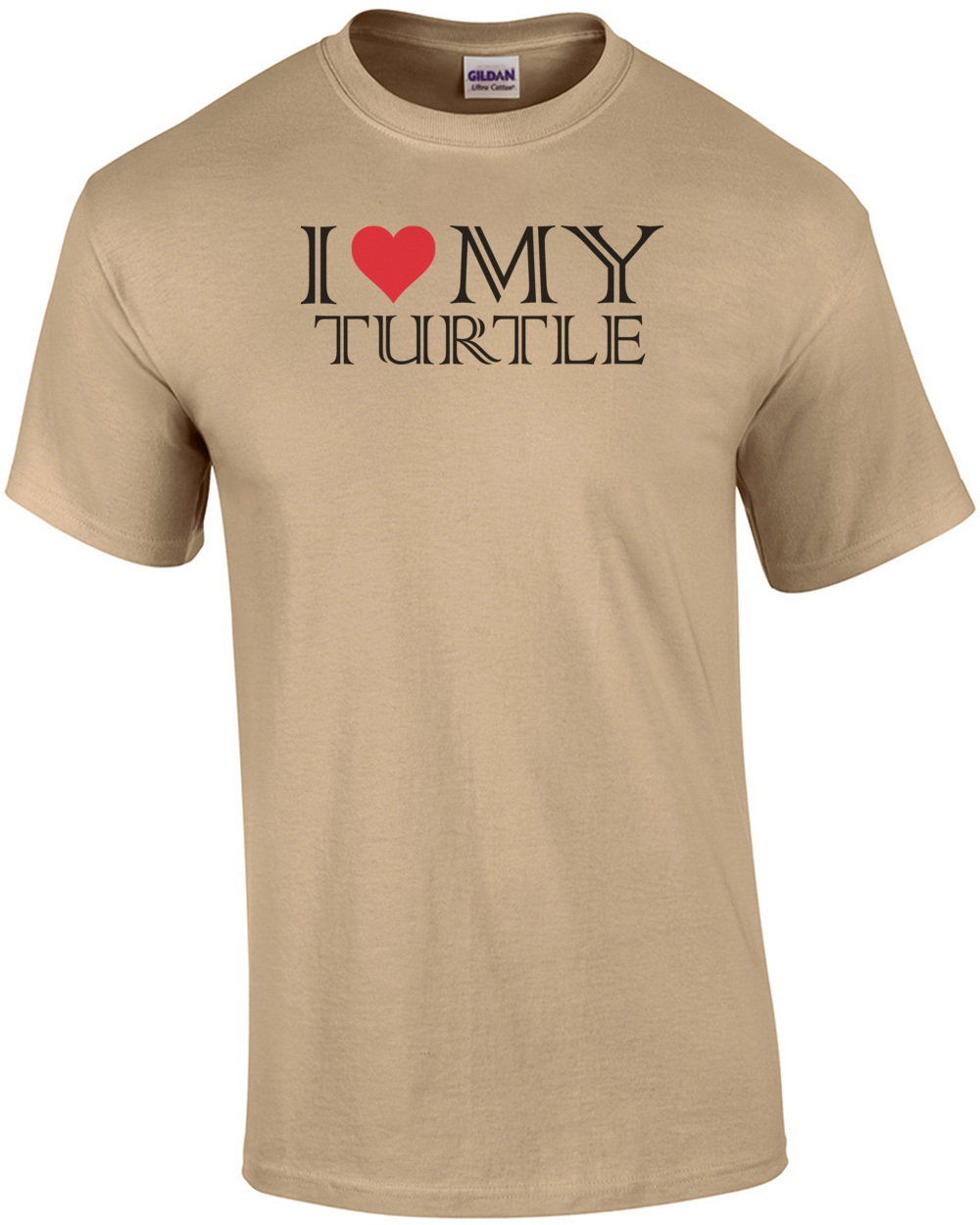 I love my turtle – turtle t-shirt