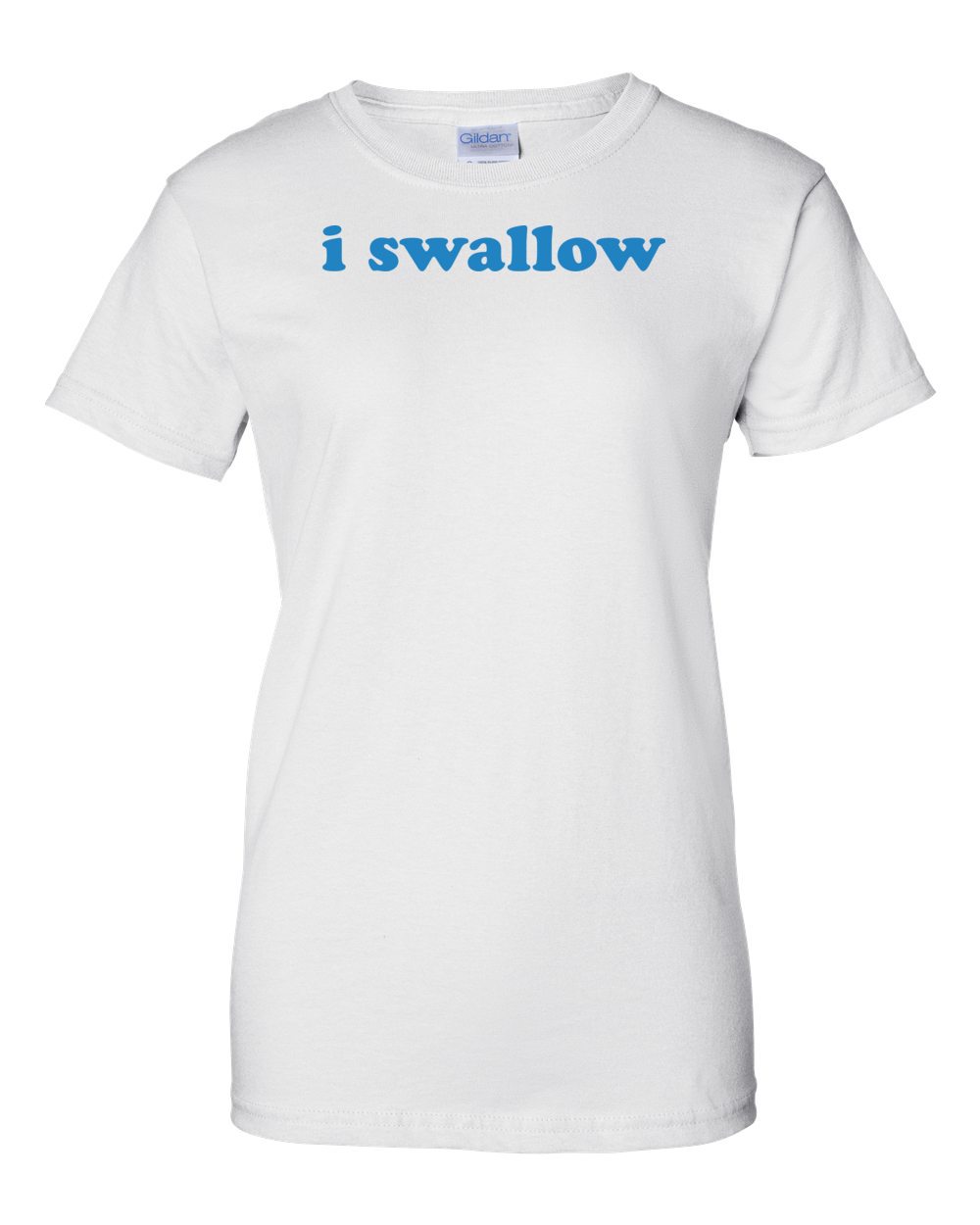 Girl Wearing I Swallow Shirt – Telegraph