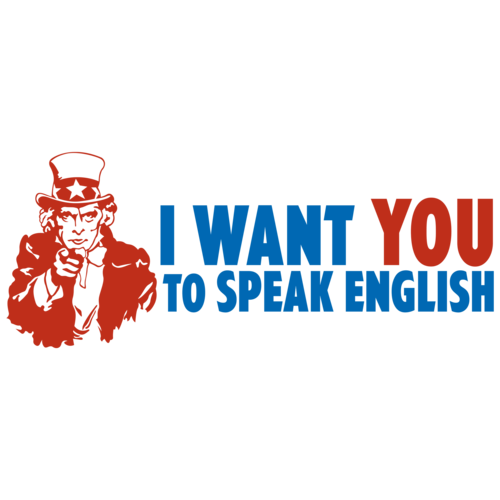 I Want You To Speak English T-shirt