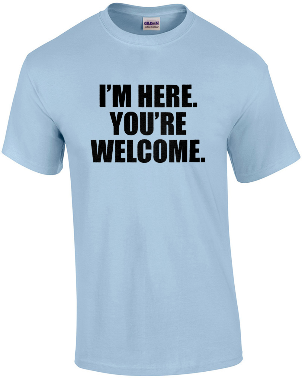I'm here. You're Welcome. Funny sarcastic t-shirt | eBay