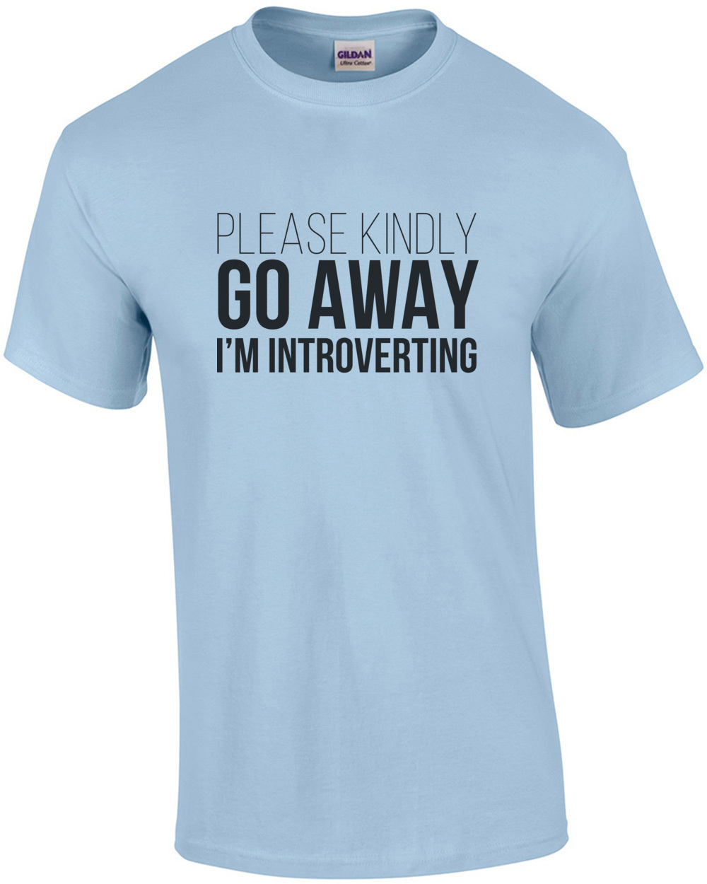 Please kindly go away – I’m introverting – Nerd T-Shirt