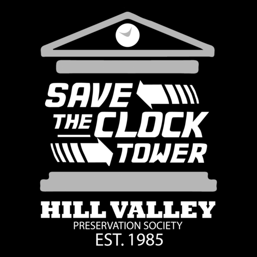 Back to The Future Save The Clock Tower Men/'s Varsity Jacket