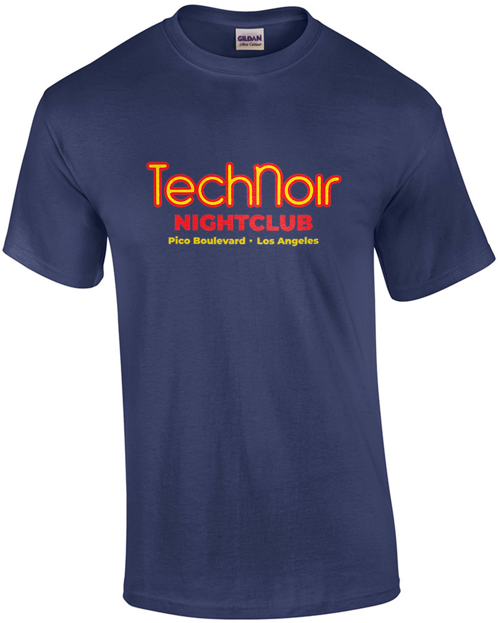 Urban Backwoods Technoir II T-Shirt Uomo - Marche-shirt Premium In Jersey, Regular Fit, Cotone Spesso, Taglie Forti S-5XL