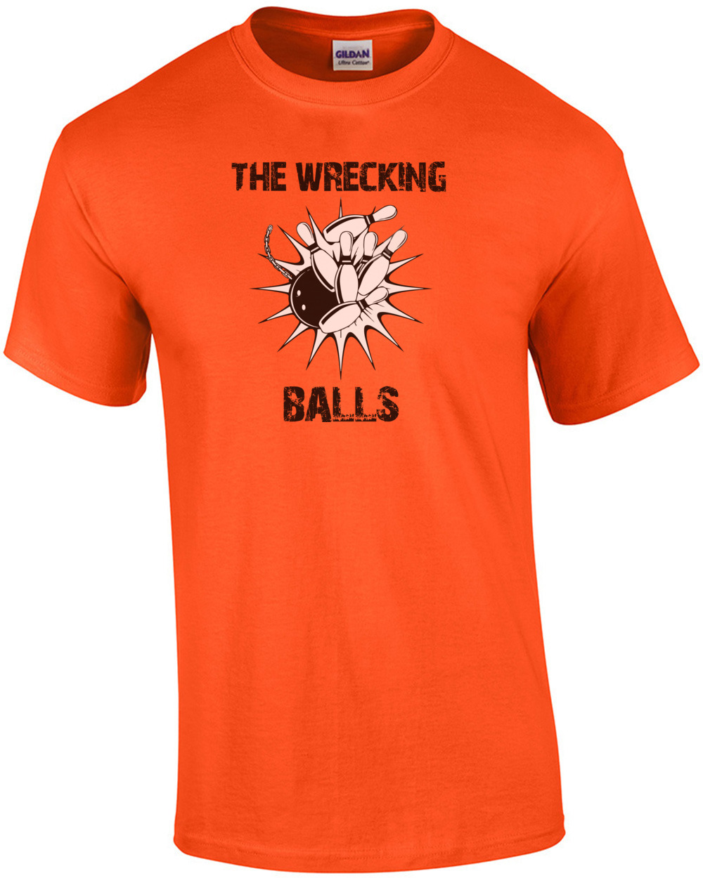 The Wrecking Balls - Funny Bowling League T-Shirt