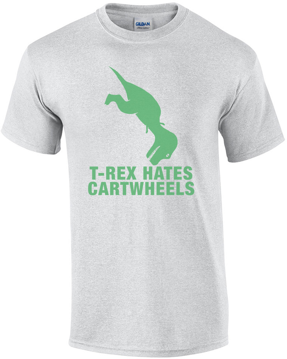 Urban Backwoods T-Rex Hates Reusable Cotton Shopping Bag - Hipster Tote With Long Handles